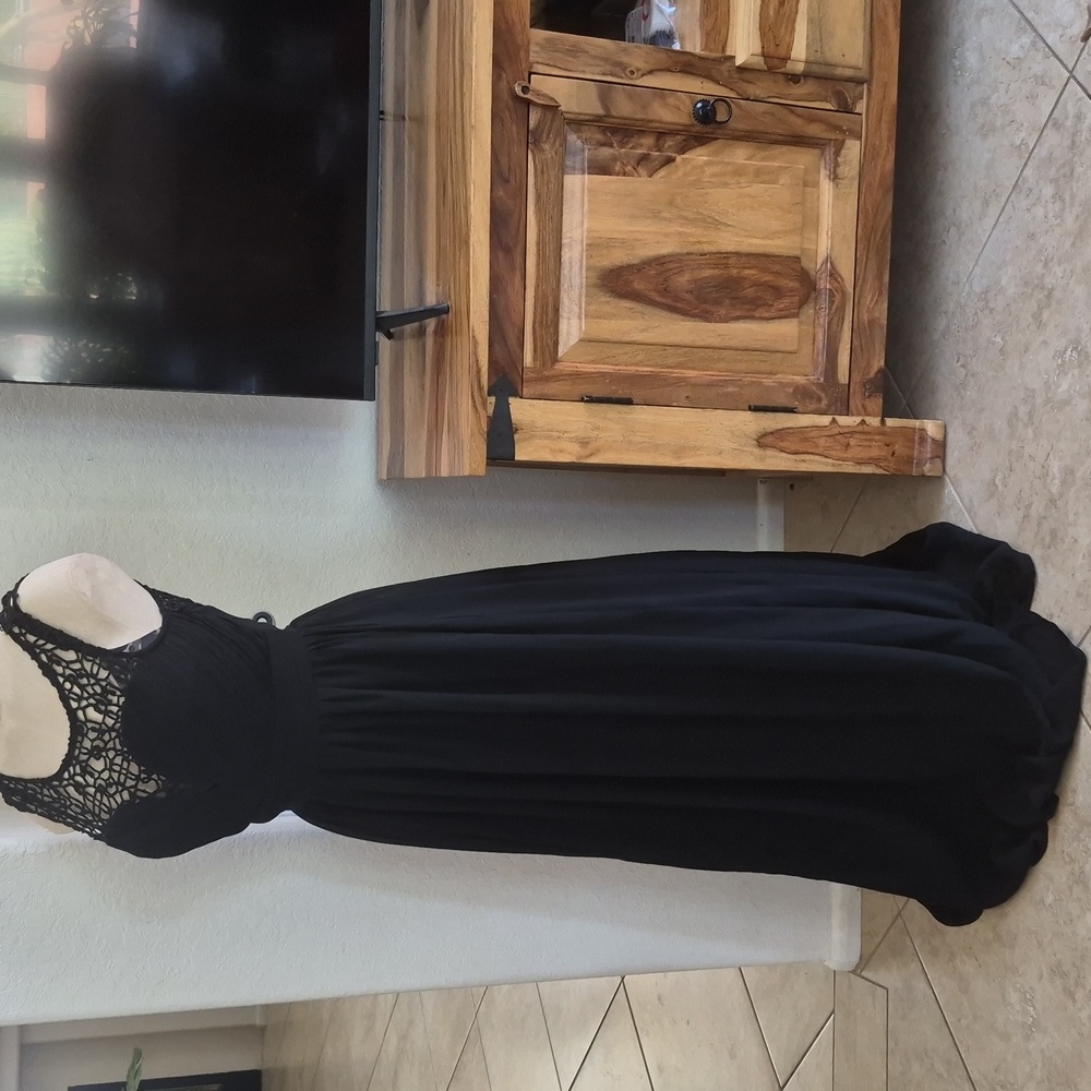 Maniju Embrodiery Top Maxi Dress